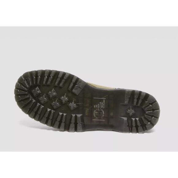 DR . MARTENS JADON BOOT SMOOTH LEATHER PLATFORMS ANTIQUE OLIVE 8 L/ 7 M - Picture 8 of 9